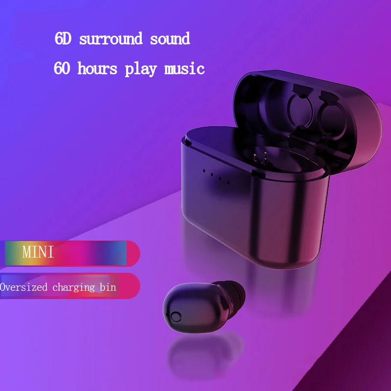 Invisible Business Bluetooth Headset with Charging Bin Wireless Mini Sports Driving In-ear Headphones for Xiaomi Huawei
Invisible Business Bluetooth Headset with Charging Bin Wireless Mini Sports Driving In-ear Headphones for Xiaomi Huawei