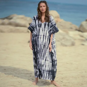 Plus Size Beach Cover Up Loose Kaftan Womens Swim Wear Coverup Bath Dresses Bikini Swimsuit Tunika Maio Feminino Praia 2020 Cape 
Plus Size Beach Cover Up Loose Kaftan Womens Swim Wear Coverup Bath Dresses Bikini Swimsuit Tunika Maio Feminino Praia 2020 Cape