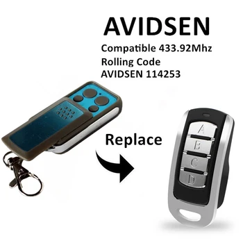 433.92MHZ Remote Control AVIDSEN 114253 Garage Door Opener Remote Control Copier Clone Rolling Code Car Key
433.92MHZ Remote Control AVIDSEN 114253 Garage Door Opener Remote Control Copier Clone Rolling Code Car Key