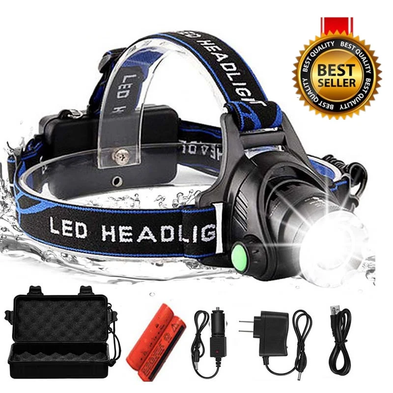 LED Headlight 10000lum Led Headlamp T6 Zoom Headlight Torch Flashlight Head lamp use 2*18650 battery by Fishing add a gift
LED Headlight 10000lum Led Headlamp T6 Zoom Headlight Torch Flashlight Head lamp use 2*18650 battery by Fishing add a gift