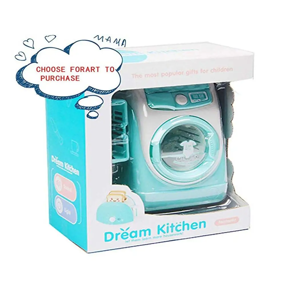 Mini Washing Machine Toy Simulated Children Pretend Play Toy Automatic Cleaning Washing Machine Classic Kids Educational Toy
Mini Washing Machine Toy Simulated Children Pretend Play Toy Automatic Cleaning Washing Machine Classic Kids Educational Toy