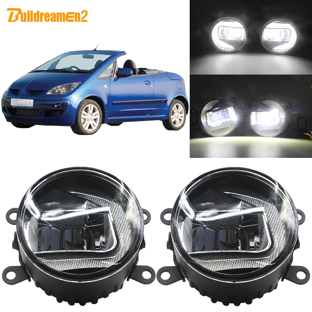 Buildreamen2 Car H11 LED Projector Fog Light + Daytime Running Lamp White 12V For Mitsubishi Colt CZC Convertible (RG) 2006-2009
Buildreamen2 Car H11 LED Projector Fog Light + Daytime Running Lamp White 12V For Mitsubishi Colt CZC Convertible (RG) 2006-2009