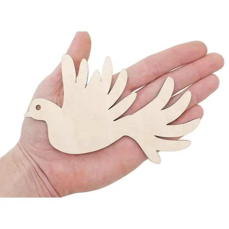 Wooden Dove Bird Cutout (15cm) Wood Bird Craft Unfinished Blanks Embellishments, Wood Crafts, Bird Ornament 1145 
Wooden Dove Bird Cutout (15cm) Wood Bird Craft Unfinished Blanks Embellishments, Wood Crafts, Bird Ornament 1145