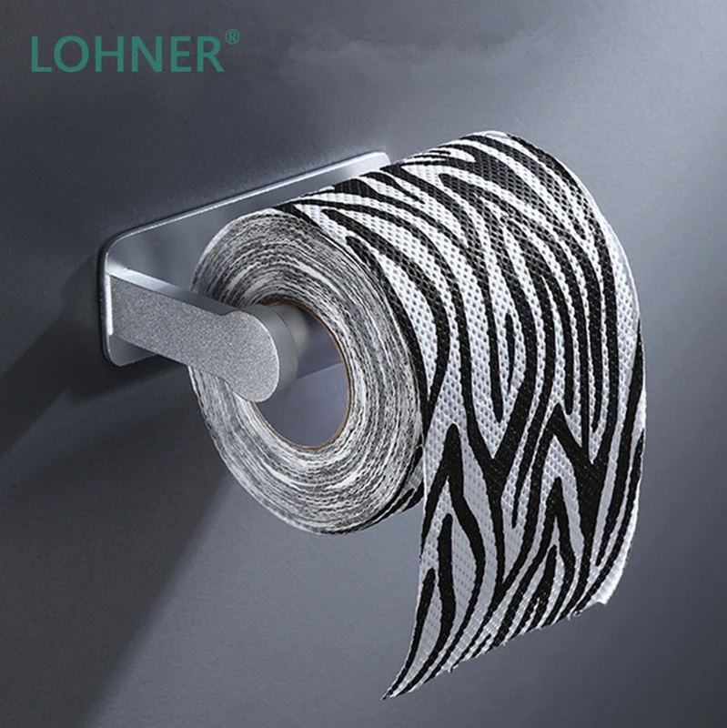 

Lohner New Simple Roll Stand Paper Towel Holder Wrap Aluminum Alloy Hanging Rack Nordic Style Wc Stojak Papier Toaletowy Houder