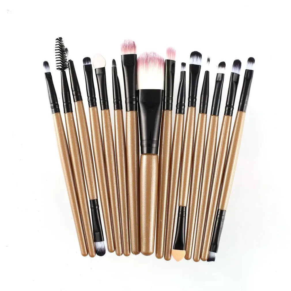 15pcs/set Makeup Brushes Sets Kit Eyelash Lip Foundation Powder Eye Shadow Brow Eyeliner Cosmetic Make up Brush Beauty Tool
15pcs/set Makeup Brushes Sets Kit Eyelash Lip Foundation Powder Eye Shadow Brow Eyeliner Cosmetic Make up Brush Beauty Tool