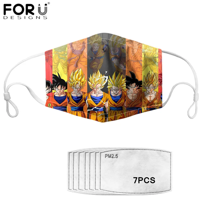 FORUDESIGNS 2020 Fashion Men Boys Face Masks Dragon Ball Pattern Washable Mouth Nose Mask Activated Carbon 7pcs Filters Mascaras
FORUDESIGNS 2020 Fashion Men Boys Face Masks Dragon Ball Pattern Washable Mouth Nose Mask Activated Carbon 7pcs Filters Mascaras