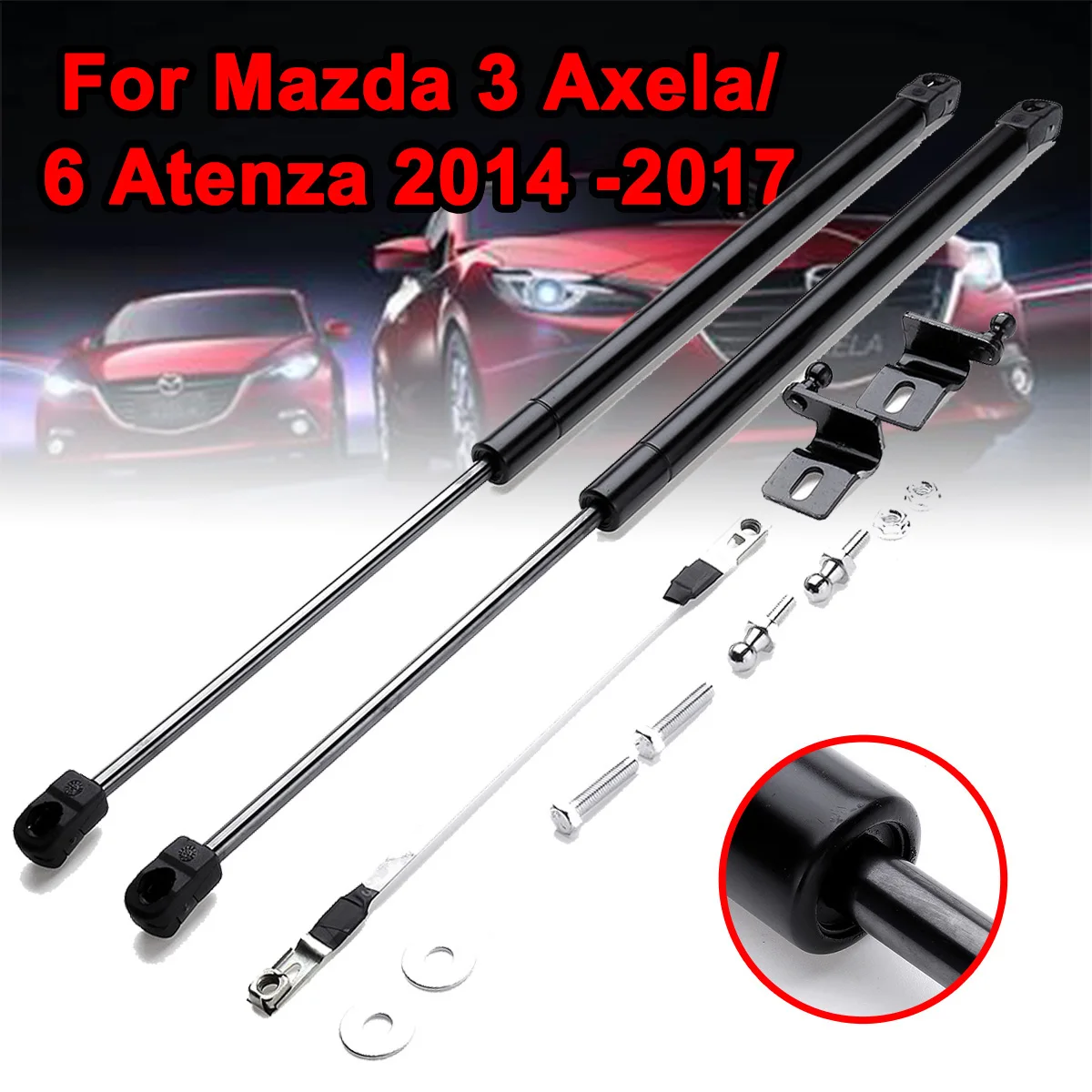 Car Hood Shock Damper Engine Cover Supporting Auto Gas Spring Struts Lift Damper For Mazda 3 Axela/6 atenza 2014 -2017
Car Hood Shock Damper Engine Cover Supporting Auto Gas Spring Struts Lift Damper For Mazda 3 Axela/6 atenza 2014 -2017