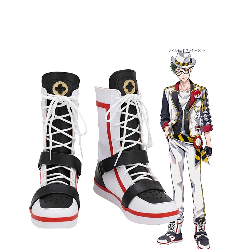 Twisted Wonderland Deuce Spade Cosplay Boots White Shoes Custom Made Any Size for Unisex
Twisted Wonderland Deuce Spade Cosplay Boots White Shoes Custom Made Any Size for Unisex
