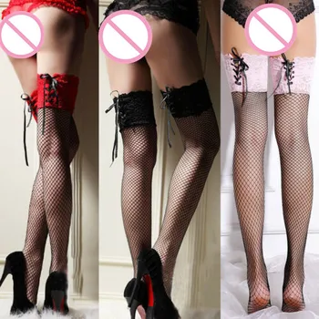 Black Fishnet Hold Ups Women Mesh Fishnet Over Knee Lace Tie Sexy Stockings Thigh Ladies Fancy Dress Costume Accessory
Black Fishnet Hold Ups Women Mesh Fishnet Over Knee Lace Tie Sexy Stockings Thigh Ladies Fancy Dress Costume Accessory