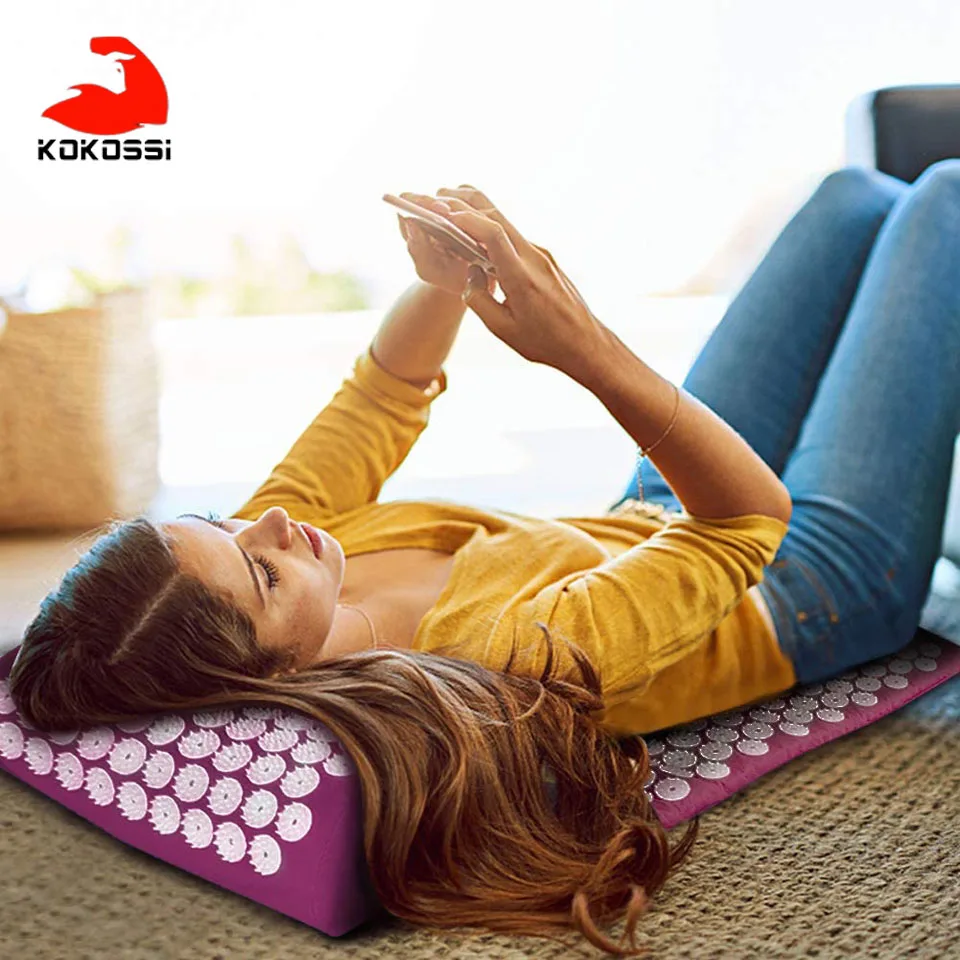 KoKossi 1Pcs Acupressure Mat Massage Mat and Pillow Set Yoga Mat Acupuncture Cushions Applicator kuznetsov Relieve Back Neck
KoKossi 1Pcs Acupressure Mat Massage Mat and Pillow Set Yoga Mat Acupuncture Cushions Applicator kuznetsov Relieve Back Neck
