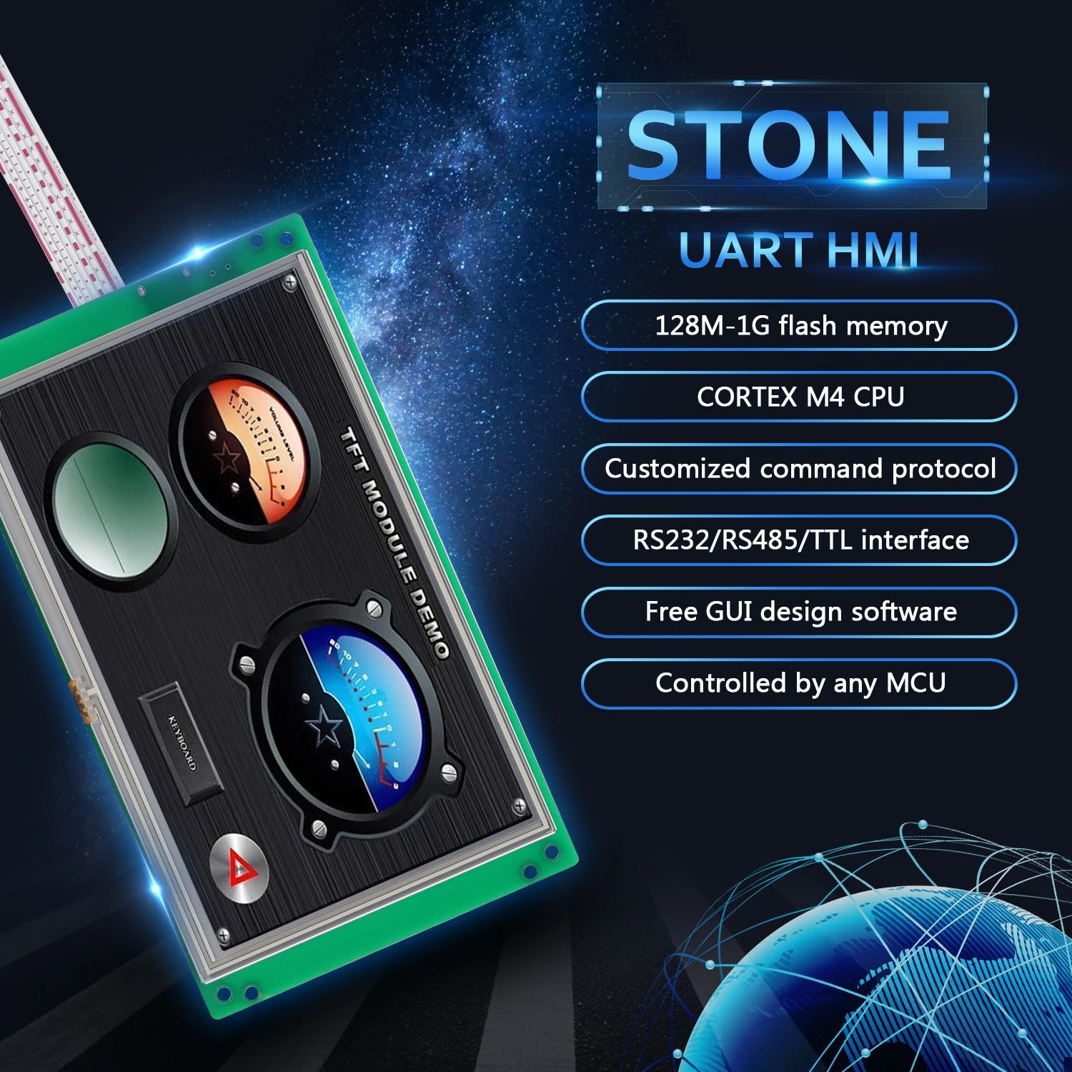 3.5 Inch HMI Open Frame Programmable Monitor 320*240 with Software + Touch Controller + Serial Interface 100PCS
3.5 Inch HMI Open Frame Programmable Monitor 320*240 with Software + Touch Controller + Serial Interface 100PCS