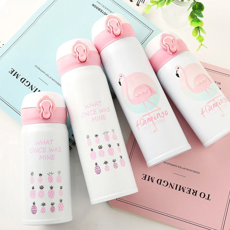 500ml Pink Flamingo Vacuum Flask Stainless Steel Vacuum Flask Bouncing Bottle Cap Portable Water Bottle Girl Water Bottle Gift
500ml Pink Flamingo Vacuum Flask Stainless Steel Vacuum Flask Bouncing Bottle Cap Portable Water Bottle Girl Water Bottle Gift