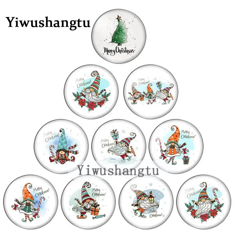Merry christmas cartoon lovely Santa Claus pattern 10mm/12mm/20mm/25mm Round photo glass cabochon demo flat back Making findings
Merry christmas cartoon lovely Santa Claus pattern 10mm/12mm/20mm/25mm Round photo glass cabochon demo flat back Making findings