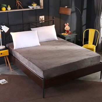 Solid Color Fitted Sheet Winter flannel Mattress Cover Keep warm Bedding Bed Sheets With Elastic Band Double Queen Size sheet
Solid Color Fitted Sheet Winter flannel Mattress Cover Keep warm Bedding Bed Sheets With Elastic Band Double Queen Size sheet