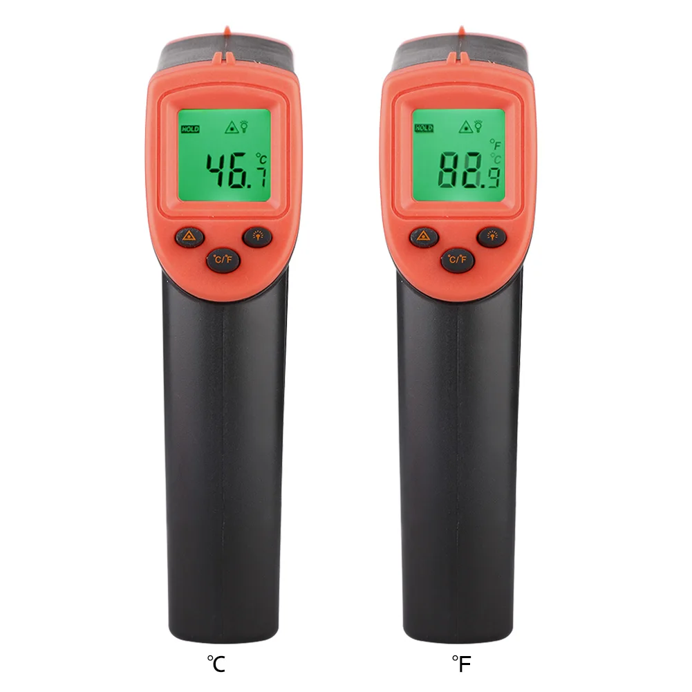Non Contact Infrared Thermometer Digital Infrared Thermometer Pyrometer IR Laser Temperature Meter Gun -50~600℃
Non Contact Infrared Thermometer Digital Infrared Thermometer Pyrometer IR Laser Temperature Meter Gun -50~600℃
