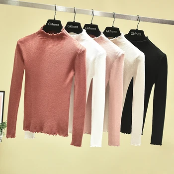 Sweater Turtleneck Ruched Pullover Korea Winter Tops 2020 Women Warm Cashmere Sweater Autumn Winter Female Chic Sweater Pink
Sweater Turtleneck Ruched Pullover Korea Winter Tops 2020 Women Warm Cashmere Sweater Autumn Winter Female Chic Sweater Pink