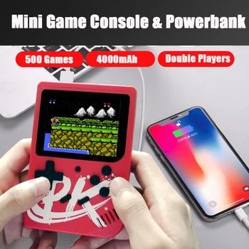 Handheld Game Console Player 3.0 inch for Kids Portable Classic Game Controller Built-in 500 FC Games TV AV Output Power Bank
Handheld Game Console Player 3.0 inch for Kids Portable Classic Game Controller Built-in 500 FC Games TV AV Output Power Bank