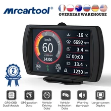 MRCARTOOL M90 Automotive OBD-II & GPS Off-Road Slope Meter Speedometer Odometer Security Alarm Multifunction HUD Head Up Display
MRCARTOOL M90 Automotive OBD-II & GPS Off-Road Slope Meter Speedometer Odometer Security Alarm Multifunction HUD Head Up Display