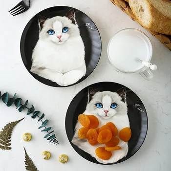 Kitty Plate Holder Dinner Plates Kitchen Tableware Decorative Cat Dish Porcelain Cute Bone China Personalized Gift for Pet Lover
Kitty Plate Holder Dinner Plates Kitchen Tableware Decorative Cat Dish Porcelain Cute Bone China Personalized Gift for Pet Lover