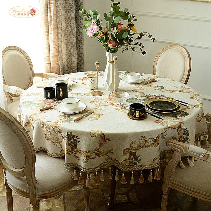 Proud Rose European Chenille Table Cloth Thicken Tablecloths Household Rectangular Cover Cloth Dustproof Custom
Proud Rose European Chenille Table Cloth Thicken Tablecloths Household Rectangular Cover Cloth Dustproof Custom