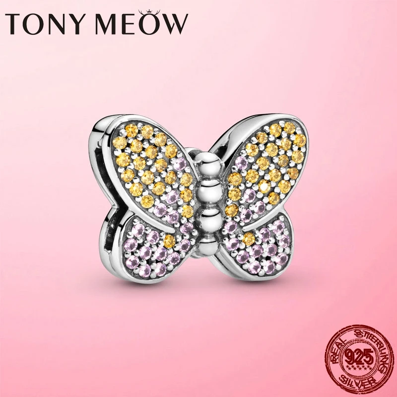High Quality 925 Sterling Silver Pave Butterfly Clip Charm CZ Zircon Beads fit Pandora Reflection Bracelet Silver 925 Jewelry
High Quality 925 Sterling Silver Pave Butterfly Clip Charm CZ Zircon Beads fit Pandora Reflection Bracelet Silver 925 Jewelry