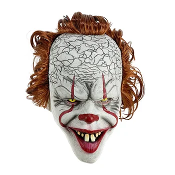 2019 new Movie Stephen King's It 2 Joker Pennywise Mask Full Face Horror Clown Latex Halloween Party Hoorible Masks Cosplay Prop
2019 new Movie Stephen King's It 2 Joker Pennywise Mask Full Face Horror Clown Latex Halloween Party Hoorible Masks Cosplay Prop