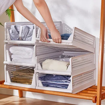 Foldable Plastic Storage Drawers Organizer for Clothes Closet Wardrobe Stackable Storage Box Desktop Sundries Shelf Organizer
Foldable Plastic Storage Drawers Organizer for Clothes Closet Wardrobe Stackable Storage Box Desktop Sundries Shelf Organizer