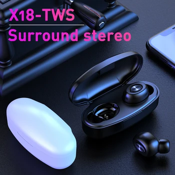 2020 New X18 TWS Wireless Bluetooth V5.0 Headphone In-ear stereo headset intelligent noise reduction game headset Sports Earbuds
2020 New X18 TWS Wireless Bluetooth V5.0 Headphone In-ear stereo headset intelligent noise reduction game headset Sports Earbuds