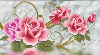 CJSIR Custom Wallpaper Marble Gold Pattern Rose TV Background Wallpaper Home Decor Living Room Bedroom Murals 3d Wallpaper
CJSIR Custom Wallpaper Marble Gold Pattern Rose TV Background Wallpaper Home Decor Living Room Bedroom Murals 3d Wallpaper