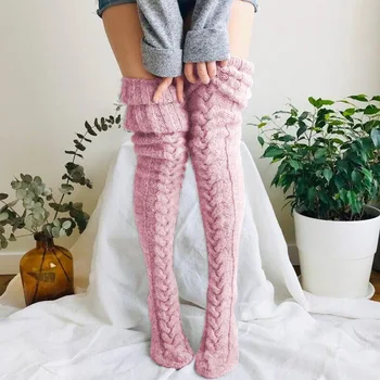 Winter Sexy Knitted Long Socks Women Long Stockings Warm Thigh High Socks For Ladies Girls New Fashion Striped Knee Socks Women
Winter Sexy Knitted Long Socks Women Long Stockings Warm Thigh High Socks For Ladies Girls New Fashion Striped Knee Socks Women