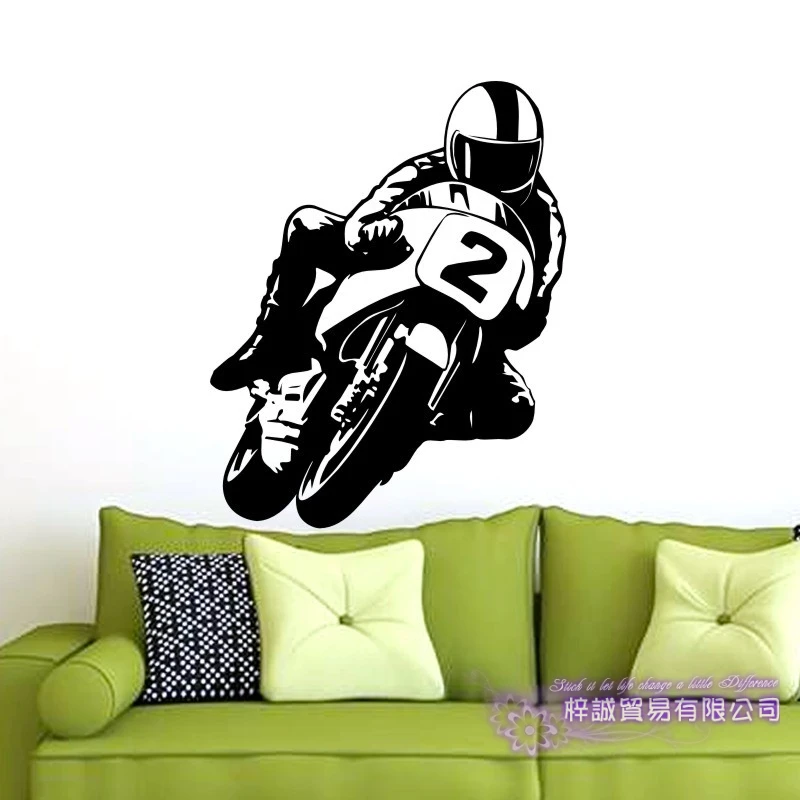 Dctal Heavy Motorcycle Sticker Vehicle Decal Posters Vinyl Wall Decals Classical Autobike Pegatina Decor Mural Sticker