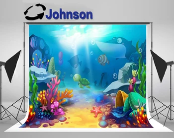Discount Sea Fish Coral Shell Underwater Baby Birthday background Computer print party backdrop
Discount Sea Fish Coral Shell Underwater Baby Birthday background Computer print party backdrop
