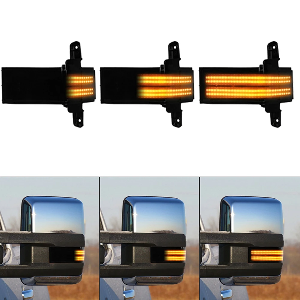 2Pcs Dynamic Amber Side Tow Mirror Marker Light Sequential Turn Signal Lights For Chevy Silverado GMC Sierra 1500 2500HD 3500HD
2Pcs Dynamic Amber Side Tow Mirror Marker Light Sequential Turn Signal Lights For Chevy Silverado GMC Sierra 1500 2500HD 3500HD