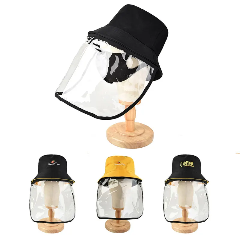 Protective Clear Mask Cap zipper Removable Bucket Hat Unisex PVC Facial Cover Anti-Fog Saliva Windproof Dust Hat
Protective Clear Mask Cap zipper Removable Bucket Hat Unisex PVC Facial Cover Anti-Fog Saliva Windproof Dust Hat