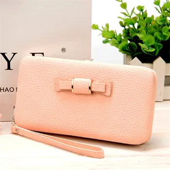New Fashion Women Long Organizer Wallet Bowknot Lichee Pattern Money Purse Coin Cellphone Clutch Bag Card Holder Pocket Case Box
New Fashion Women Long Organizer Wallet Bowknot Lichee Pattern Money Purse Coin Cellphone Clutch Bag Card Holder Pocket Case Box