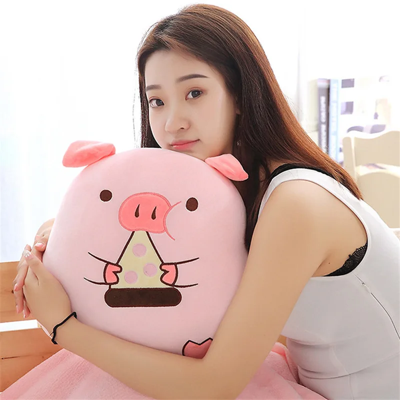 Company Gift Cute Pink Pig Plush Toys Pillow Multi-functional Three-in-One Airable Blanket Customizable Add Logo
Company Gift Cute Pink Pig Plush Toys Pillow Multi-functional Three-in-One Airable Blanket Customizable Add Logo