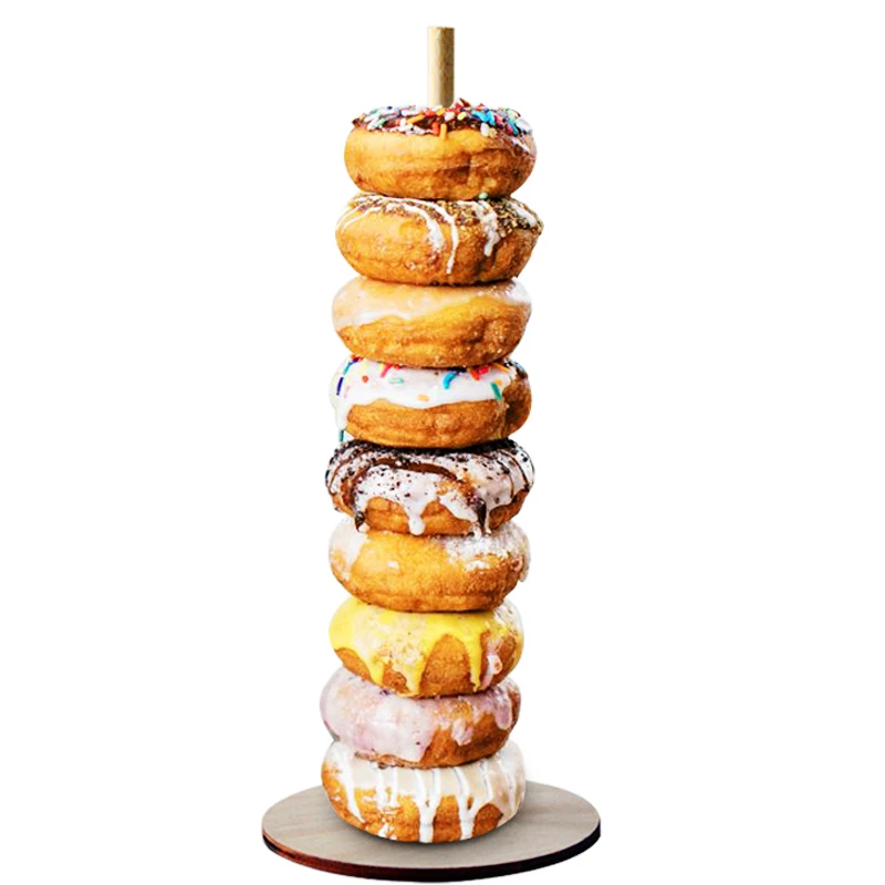Wooden Donut stand stick Donuts Hanging wall for Baby shower or Adult holds wedding table decoration Kids birthday party decor
Wooden Donut stand stick Donuts Hanging wall for Baby shower or Adult holds wedding table decoration Kids birthday party decor