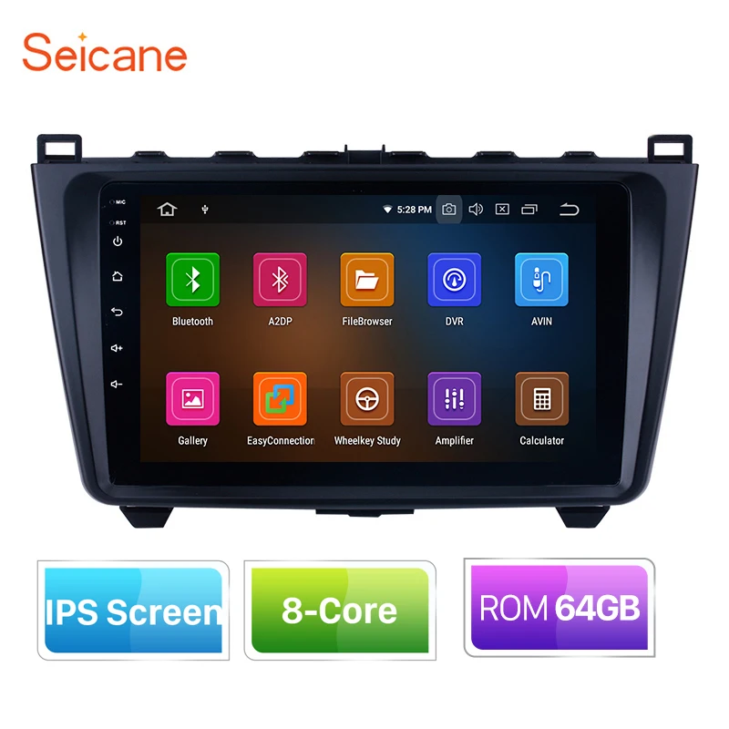 Seicane RAM 4GB Android 10.0 8-CORE 9 inch ROM 64GB Car Radio GPS Auto Stereo Unit for 2008-2015 Mazda 6 Ruiyi With Carplay RDS
Seicane RAM 4GB Android 10.0 8-CORE 9 inch ROM 64GB Car Radio GPS Auto Stereo Unit for 2008-2015 Mazda 6 Ruiyi With Carplay RDS