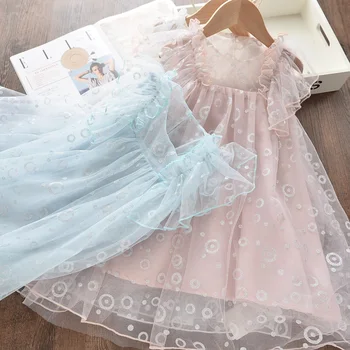 Girl Dress Summer Kid Girl Sequin Circle Print Princess Gown Fly Sleeve Ruffle Party Mesh Children Dresses
Girl Dress Summer Kid Girl Sequin Circle Print Princess Gown Fly Sleeve Ruffle Party Mesh Children Dresses