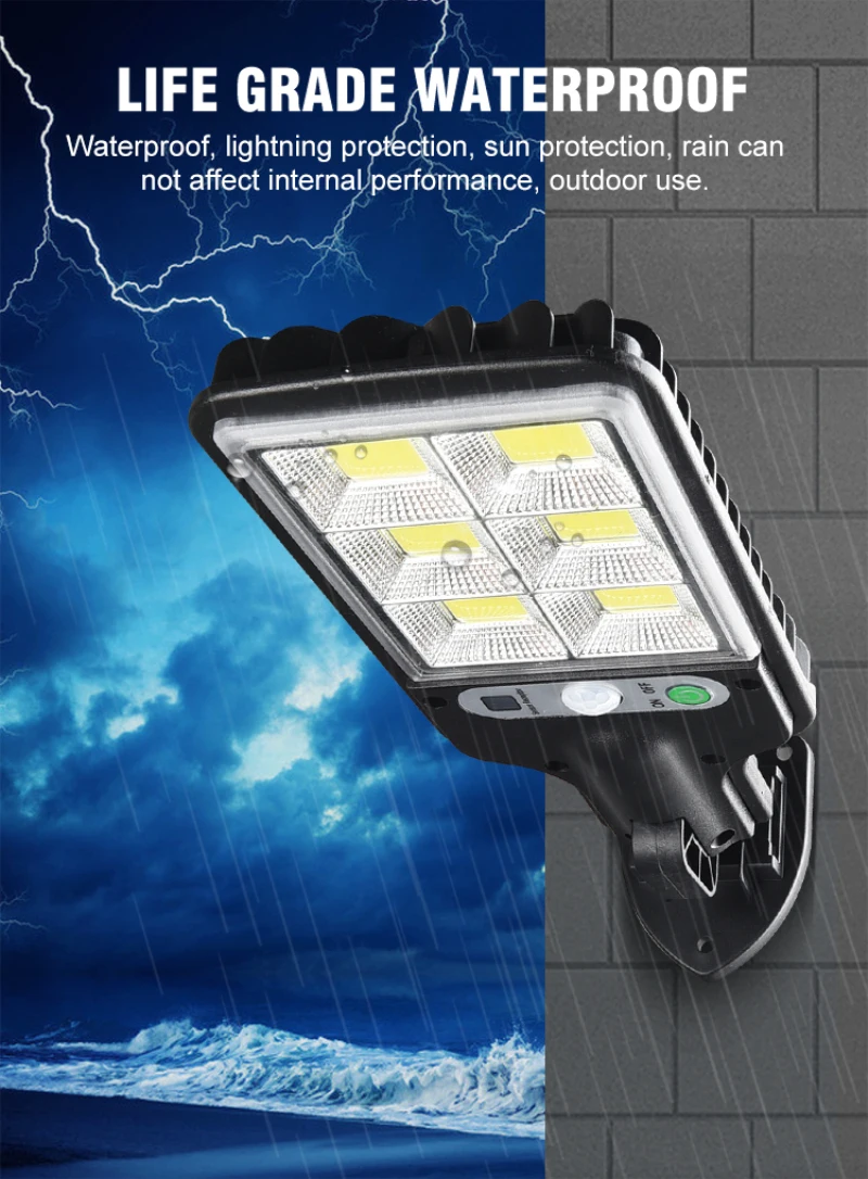 Automatically Turn On COB Solar Lamp PIR Motion Sensor Wall Street Light Waterproof Solar Light Security Lamp For Garden Outdoor
Automatically Turn On COB Solar Lamp PIR Motion Sensor Wall Street Light Waterproof Solar Light Security Lamp For Garden Outdoor