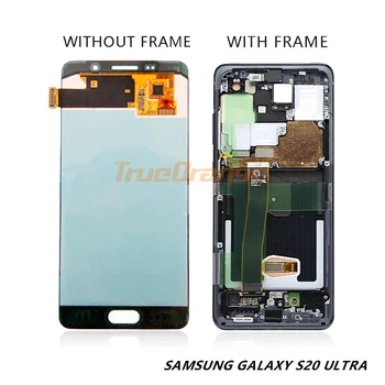For Samsung Galaxy S20 Ultra Lcd G988 G988F G988B/DS with Frame Display Touch Screen Digitizer For Samsung s20 Ultra S20Ultra
For Samsung Galaxy S20 Ultra Lcd G988 G988F G988B/DS with Frame Display Touch Screen Digitizer For Samsung s20 Ultra S20Ultra