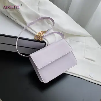 Fashion Solid Color Women Shoulder Bag PU Leather Ladies Simple Retro Chain Purse Female Small Flap Crossbody Handbag
Fashion Solid Color Women Shoulder Bag PU Leather Ladies Simple Retro Chain Purse Female Small Flap Crossbody Handbag