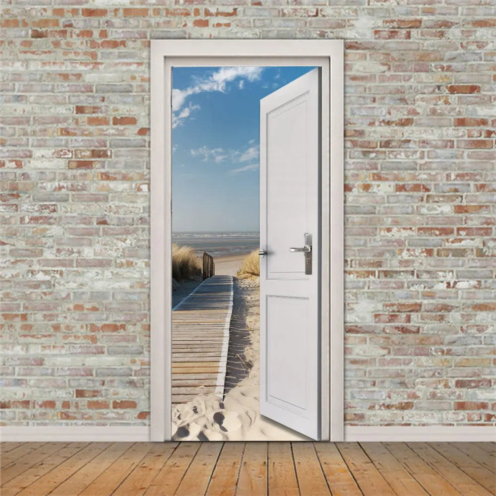 Print 3D Door Sticker Beach Sea View Picture Self Adhesive Decal Home Decoration For Bedroom Waterproof PVC Paper Artwork Poster
Print 3D Door Sticker Beach Sea View Picture Self Adhesive Decal Home Decoration For Bedroom Waterproof PVC Paper Artwork Poster