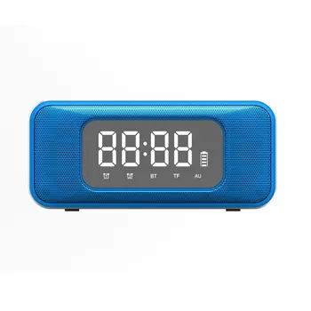 BT505 Alarm Clock Wireless Speaker Mini Dual Speaker Mirror Clock Card Subwoofer Small portable Speaker
BT505 Alarm Clock Wireless Speaker Mini Dual Speaker Mirror Clock Card Subwoofer Small portable Speaker