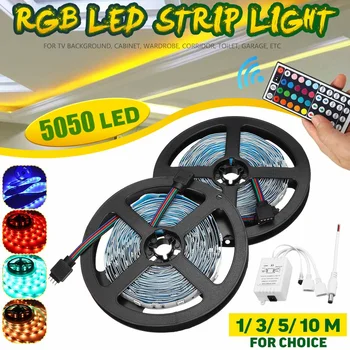 1m/3m/5m/10m 5050 SMD RGB 300 LEDs Light Strip with 44 Key Remote Control 12V DC FPC TV Backgrounds Cabinets Lighting Decor
1m/3m/5m/10m 5050 SMD RGB 300 LEDs Light Strip with 44 Key Remote Control 12V DC FPC TV Backgrounds Cabinets Lighting Decor