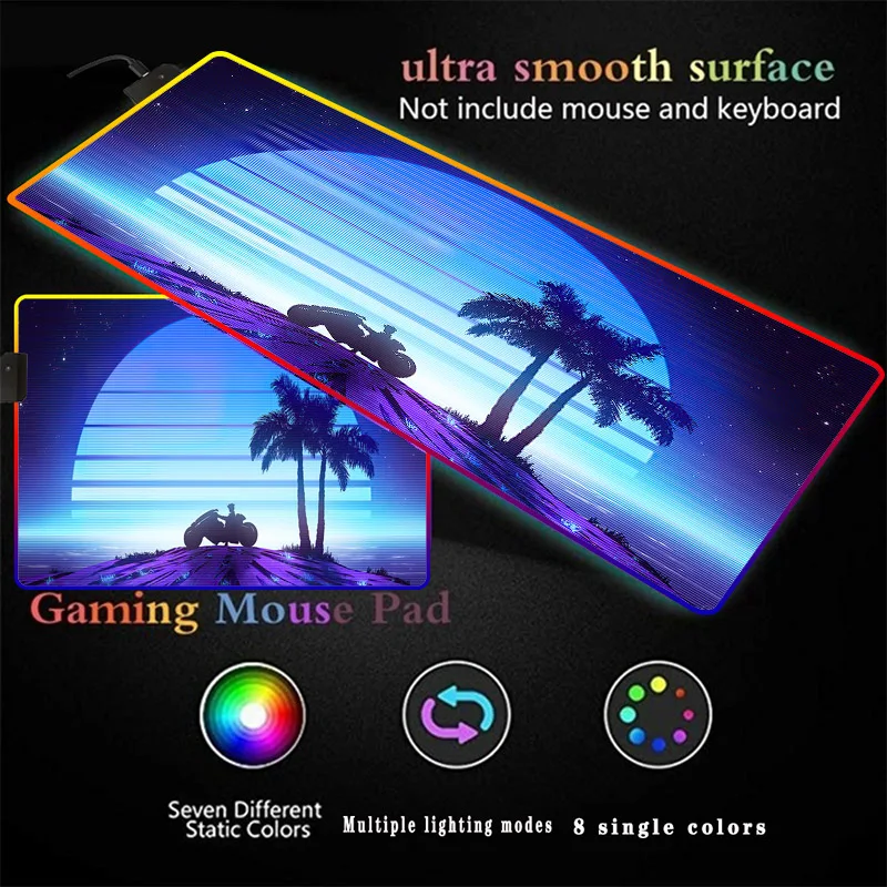 Moon Night Scenery RGB Gaming Large Mouse Pad Led Computer Mousepad Big Mouse Mat with Backlight Carpet for Keyboard Desk Mat
Moon Night Scenery RGB Gaming Large Mouse Pad Led Computer Mousepad Big Mouse Mat with Backlight Carpet for Keyboard Desk Mat