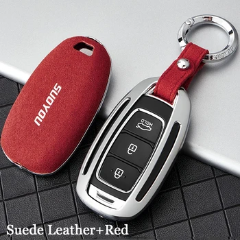 Fits Perfect Suede Leather 3 Button Remote Key Case Fob Cover For Hyundai Lafesta i30 Ix35 KONA Encino Solaris Azera 2017 2018
Fits Perfect Suede Leather 3 Button Remote Key Case Fob Cover For Hyundai Lafesta i30 Ix35 KONA Encino Solaris Azera 2017 2018