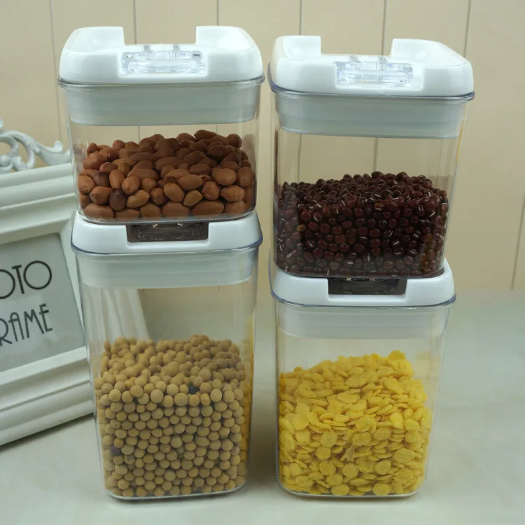 Kitchen Grains Easy Buckle Sealed Jar Nuts Snacks Storage Jar Milk Powder Tea Containers Transparent Freshness Box
Kitchen Grains Easy Buckle Sealed Jar Nuts Snacks Storage Jar Milk Powder Tea Containers Transparent Freshness Box