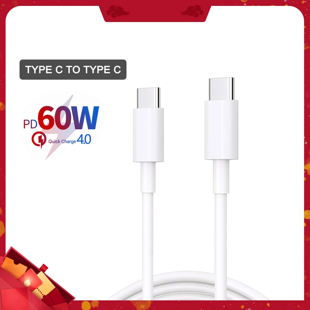 ITINIT A10 60W USB C to USB Type-C Cable PD QC 4.0 Fast Charge Data Cable for Macbook Samsung S9 Plus USB C Cable for
ITINIT A10 60W USB C to USB Type-C Cable PD QC 4.0 Fast Charge Data Cable for Macbook Samsung S9 Plus USB C Cable for