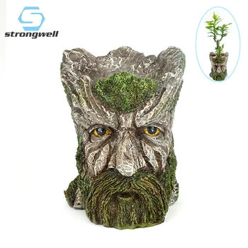 Strongwell Imitation Tree Head Old Man Flower Pot Container Garden Tree Man Figurine Planter Pot Desktop Home Decoration Gift
Strongwell Imitation Tree Head Old Man Flower Pot Container Garden Tree Man Figurine Planter Pot Desktop Home Decoration Gift